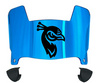 Saint Peters Peacocks Mini Football Helmet Visor Shield w/ Clips - PICK VISOR & LOGO COLOR