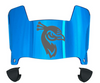 Saint Peters Peacocks Mini Football Helmet Visor Shield w/ Clips - PICK VISOR & LOGO COLOR
