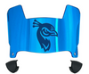 Saint Peters Peacocks Mini Football Helmet Visor Shield w/ Clips - PICK VISOR & LOGO COLOR