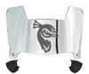 Saint Peters Peacocks Mini Football Helmet Visor Shield w/ Clips - PICK VISOR & LOGO COLOR