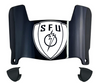 Saint Francis Red Flash Mini Football Helmet Visor Shield w/ Clips - PICK VISOR & LOGO COLOR