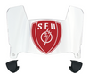 Saint Francis Red Flash Mini Football Helmet Visor Shield w/ Clips - PICK VISOR & LOGO COLOR