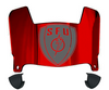 Saint Francis Red Flash Mini Football Helmet Visor Shield w/ Clips - PICK VISOR & LOGO COLOR
