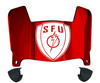 Saint Francis Red Flash Mini Football Helmet Visor Shield w/ Clips - PICK VISOR & LOGO COLOR