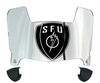 Saint Francis Red Flash Mini Football Helmet Visor Shield w/ Clips - PICK VISOR & LOGO COLOR