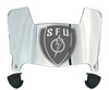 Saint Francis Red Flash Mini Football Helmet Visor Shield w/ Clips - PICK VISOR & LOGO COLOR