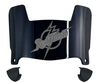 Saint Francis Red Flash Mini Football Helmet Visor Shield w/ Clips - PICK VISOR & LOGO COLOR