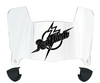 Saint Francis Red Flash Mini Football Helmet Visor Shield w/ Clips - PICK VISOR & LOGO COLOR