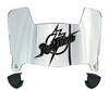 Saint Francis Red Flash Mini Football Helmet Visor Shield w/ Clips - PICK VISOR & LOGO COLOR