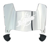 Saint Francis Red Flash Mini Football Helmet Visor Shield w/ Clips - PICK VISOR & LOGO COLOR