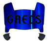 Saint Marys Gaels Mini Football Helmet Visor Shield w/ Clips - PICK VISOR & LOGO COLOR