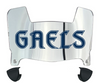 Saint Marys Gaels Mini Football Helmet Visor Shield w/ Clips - PICK VISOR & LOGO COLOR