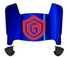 Saint Marys Gaels Mini Football Helmet Visor Shield w/ Clips - PICK VISOR & LOGO COLOR