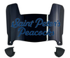 Saint Peters Peacocks Mini Football Helmet Visor Shield w/ Clips - PICK VISOR & LOGO COLOR