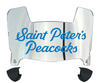 Saint Peters Peacocks Mini Football Helmet Visor Shield w/ Clips - PICK VISOR & LOGO COLOR