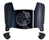 Saint Peters Peacocks Mini Football Helmet Visor Shield w/ Clips - PICK VISOR & LOGO COLOR