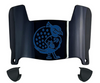 Saint Peters Peacocks Mini Football Helmet Visor Shield w/ Clips - PICK VISOR & LOGO COLOR