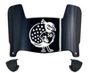 Saint Peters Peacocks Mini Football Helmet Visor Shield w/ Clips - PICK VISOR & LOGO COLOR