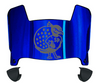 Saint Peters Peacocks Mini Football Helmet Visor Shield w/ Clips - PICK VISOR & LOGO COLOR