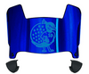 Saint Peters Peacocks Mini Football Helmet Visor Shield w/ Clips - PICK VISOR & LOGO COLOR