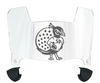 Saint Peters Peacocks Mini Football Helmet Visor Shield w/ Clips - PICK VISOR & LOGO COLOR