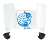 Saint Peters Peacocks Mini Football Helmet Visor Shield w/ Clips - PICK VISOR & LOGO COLOR