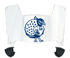 Saint Peters Peacocks Mini Football Helmet Visor Shield w/ Clips - PICK VISOR & LOGO COLOR