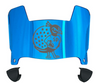 Saint Peters Peacocks Mini Football Helmet Visor Shield w/ Clips - PICK VISOR & LOGO COLOR