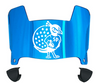 Saint Peters Peacocks Mini Football Helmet Visor Shield w/ Clips - PICK VISOR & LOGO COLOR