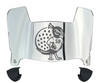 Saint Peters Peacocks Mini Football Helmet Visor Shield w/ Clips - PICK VISOR & LOGO COLOR