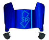 Saint Peters Peacocks Mini Football Helmet Visor Shield w/ Clips - PICK VISOR & LOGO COLOR