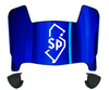 Saint Peters Peacocks Mini Football Helmet Visor Shield w/ Clips - PICK VISOR & LOGO COLOR