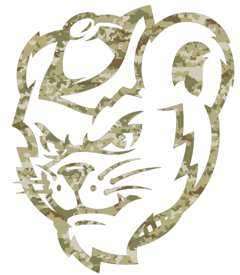 Sam Houston State Bearkats Mascot Logo Salute to Service Camouflage Camo Vinyl Decal PICK SIZE