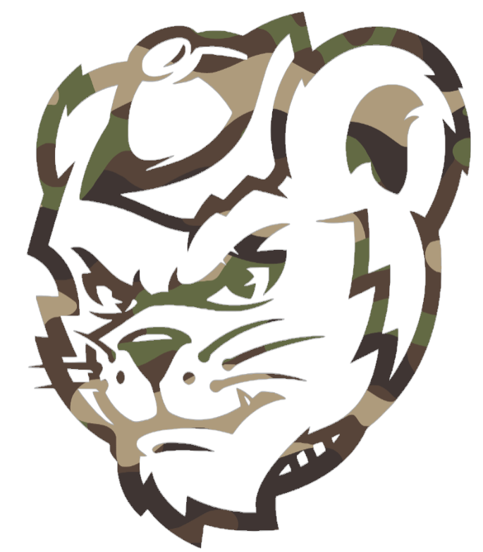 Sam Houston State Bearkats Woodland Camo Camouflage Mascot Logo Premium DieCut Vinyl Decal PICK SIZE