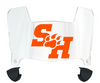 Sam Houston State Bearkats Mini Football Helmet Visor Shield w/ Clips - PICK VISOR & LOGO COLOR