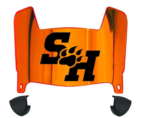 Sam Houston State Bearkats Mini Football Helmet Visor Shield w/ Clips - PICK VISOR & LOGO COLOR