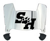 Sam Houston State Bearkats Mini Football Helmet Visor Shield w/ Clips - PICK VISOR & LOGO COLOR