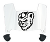 Sam Houston State Bearkats Mini Football Helmet Visor Shield w/ Clips - PICK VISOR & LOGO COLOR