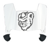 Sam Houston State Bearkats Mini Football Helmet Visor Shield w/ Clips - PICK VISOR & LOGO COLOR