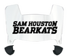 Sam Houston State Bearkats Mini Football Helmet Visor Shield w/ Clips - PICK VISOR & LOGO COLOR