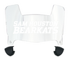 Sam Houston State Bearkats Mini Football Helmet Visor Shield w/ Clips - PICK VISOR & LOGO COLOR