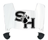 Sam Houston State Bearkats Mini Football Helmet Visor Shield w/ Clips - PICK VISOR & LOGO COLOR