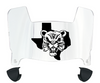 Sam Houston State Bearkats Mini Football Helmet Visor Shield w/ Clips - PICK VISOR & LOGO COLOR