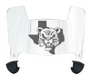 Sam Houston State Bearkats Mini Football Helmet Visor Shield w/ Clips - PICK VISOR & LOGO COLOR