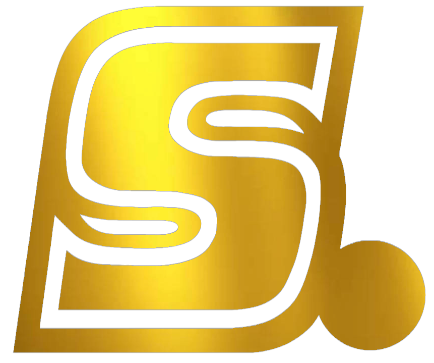 Samford Bulldogs GOLD CHROME MIRROR S Logo Premium DieCut Vinyl Decal PICK SIZE