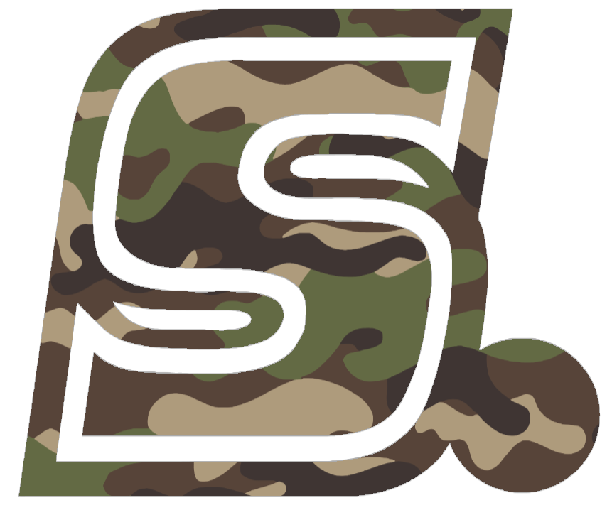 Samford Bulldogs Woodland Camo Camouflage S Logo Premium DieCut Vinyl Decal PICK SIZE