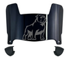 Samford Bulldogs Mini Football Helmet Visor Shield w/ Clips - PICK VISOR & LOGO COLOR