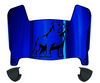 Samford Bulldogs Mini Football Helmet Visor Shield w/ Clips - PICK VISOR & LOGO COLOR