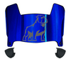 Samford Bulldogs Mini Football Helmet Visor Shield w/ Clips - PICK VISOR & LOGO COLOR