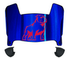 Samford Bulldogs Mini Football Helmet Visor Shield w/ Clips - PICK VISOR & LOGO COLOR